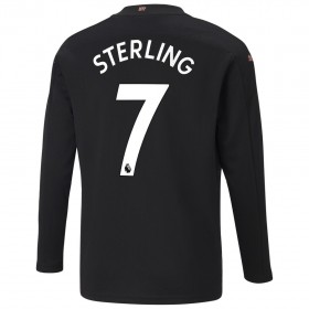 Fußballtrikots Manchester City Raheem Sterling 7 2020-2021 Langarm Auswärts-trikot kaufen